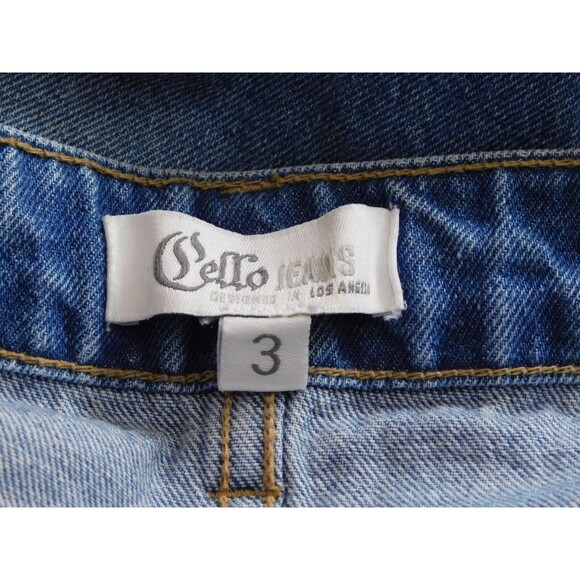 Cello Jeans Women's Distressed Blue Denim Juniors Jeans Size 3 - Picture 10 of 12